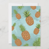 Wasserfarben-Apfelmuster 2 Dankeskarte (Rückseite)