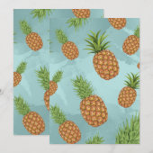 Wasserfarben-Apfelmuster 2 Dankeskarte (Vorne/Hinten)