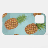 Wasserfarben-Apfelmuster 2 iPhone Hülle (Rückseite (Horizontal))