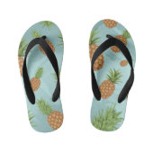 Wasserfarben-Apfelmuster 2 Kinderbadesandalen (Fußbett)