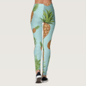Wasserfarben-Apfelmuster 2 Leggings (Rückseite)