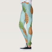 Wasserfarben-Apfelmuster 2 Leggings (Links)