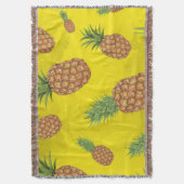 Wasserfarben-Apfelmuster 3 Decke (Vorderseite Vertikal)