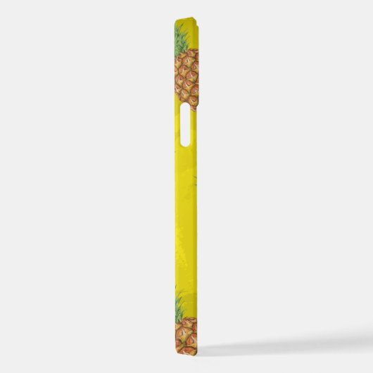 Wasserfarben-Apfelmuster 3 iPhone Hülle (Rechte Seite)