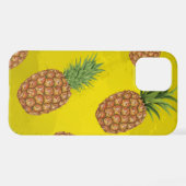 Wasserfarben-Apfelmuster 3 iPhone Hülle (Rückseite (Horizontal))