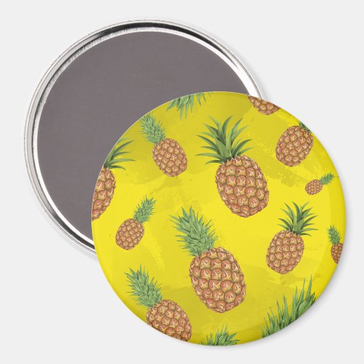 Wasserfarben-Apfelmuster 3 Magnet (Vorderseite/Rückseite)