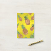 Wasserfarben-Apfelmuster 3 Post-it Klebezettel (Auf Schreibtisch)