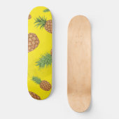Wasserfarben-Apfelmuster 3 Skateboard (Vorderseite)