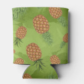 Wasserfarben-Apfelmuster 4 Dosenkühler (Rückseite)