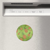 Wasserfarben-Apfelmuster 4 Magnet (In Situ (Geschirrspüler))