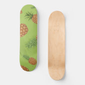 Wasserfarben-Apfelmuster 4 Skateboard (Vorderseite)