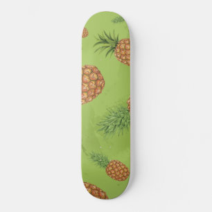 Wasserfarben-Apfelmuster 4 Skateboard