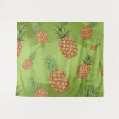Wasserfarben-Apfelmuster 4 Wandteppich (Vorderseite (Horizontal))