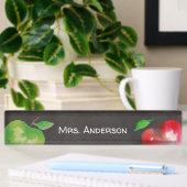 Wasserfarben-Appellettlehrer Namensplakette