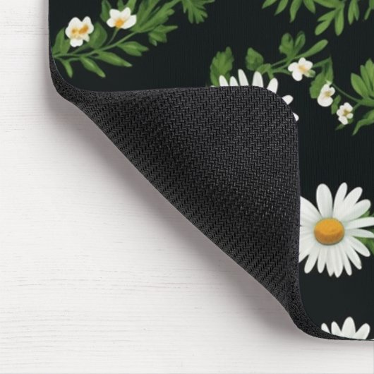 Wasserfarben auf schwarz mousepad (Ecke)