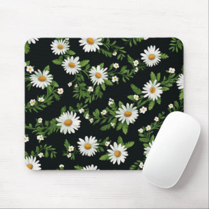 Wasserfarben auf schwarz mousepad