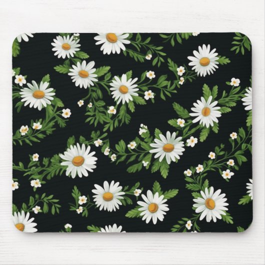 Wasserfarben auf schwarz mousepad (Vorne)