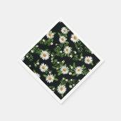 Wasserfarben auf schwarz serviette (Ecke)