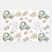 Wasserfarben-Baby-Design Geschenkpapier Set (Vorderseite)