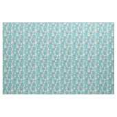 Wasserfarben Backen auf Aquamarin Stoff (Yard (91,4 cm))