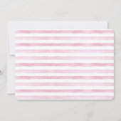 Wasserfarben Backen Geburtstagsparty Einladung (Rückseite)