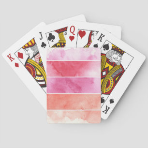 Wasserfarben-Banner-Hintergrund für Ihr Design Spielkarten
