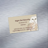 Wasserfarben Barschenauge Sicherheit Nachtleben Ge Magnetische Visitenkarte (Beispiel)