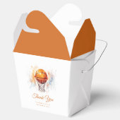 Wasserfarben Basketball Babydusche Geschenkschachtel (Geöffnet)