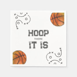 Wasserfarben Basketball Papier Napkins Serviette