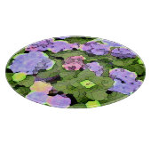 Wasserfarben-Batik-Hydrangeas-Charcuterboard Schneidebrett (Ecke)