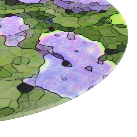 Wasserfarben-Batik-Hydrangeas-Charcuterboard Schneidebrett (Ecke)