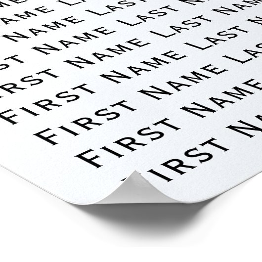 Wasserfarben Bäume Rustikale Hochzeit Poster (Ecke)