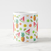 Wasserfarben-Baumuster Jumbo-Tasse (Vorderseite)