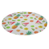 Wasserfarben-Baumuster Schneidebrett (Ecke)