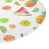 Wasserfarben-Baumuster Schneidebrett (Ecke)