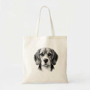 Wasserfarben-Beagle Tragetasche
