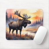 Wasserfarben bei Sonnenaufgang Mousepad (Mit Mouse)