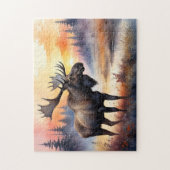 Wasserfarben bei Sonnenaufgang Puzzle (Vertikal)