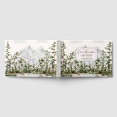 Wasserfarben - Berge und Wälder - Hütte Seehaus Gästebuch (Voll)