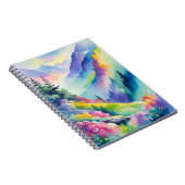 Wasserfarben-Bergheft Notizblock (Rechte Seite)