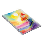 Wasserfarben-Bergheft Notizblock (Rechte Seite)