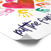 Wasserfarben-BerufstherapeutIn Poster (Ecke)