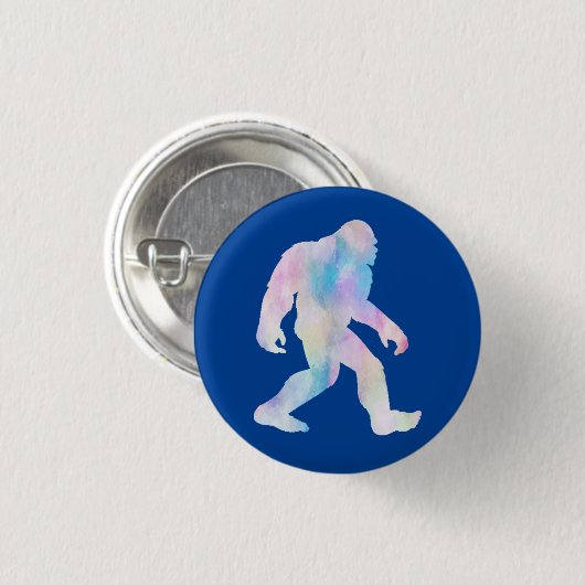 Wasserfarben Bigfoot Button (Vorne & Hinten)