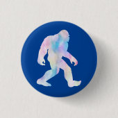 Wasserfarben Bigfoot Button (Vorderseite)