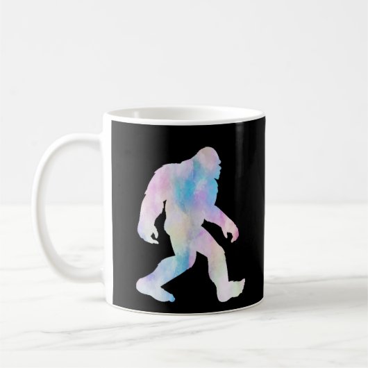Wasserfarben Bigfoot Kaffeetasse (Links)