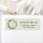 Wasserfarben-Blätter und Blume (Insitu)