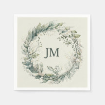 Wasserfarben-Blätter und Blume