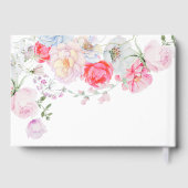 Wasserfarben Blume Erstes Gästebuch (Rückseite)