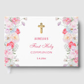 Wasserfarben Blume Erstes Gästebuch (Vorderseite)