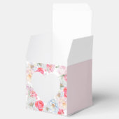 Wasserfarben Blume Erstkommunion Herz Geschenkschachtel (Geöffnet)